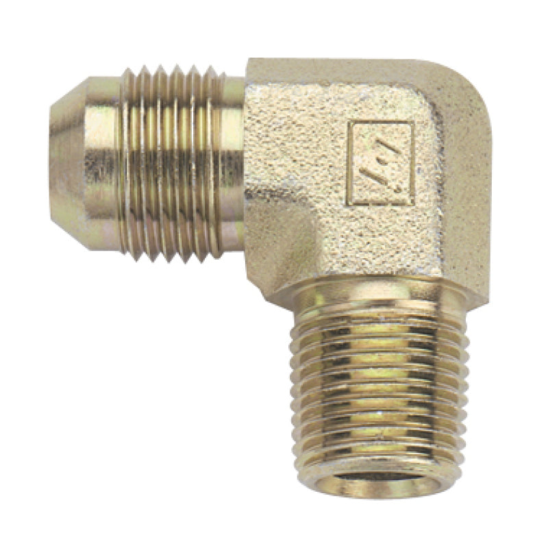 Fragola -3AN x 1/8 NPT Adaptador de 90 grados - Acero