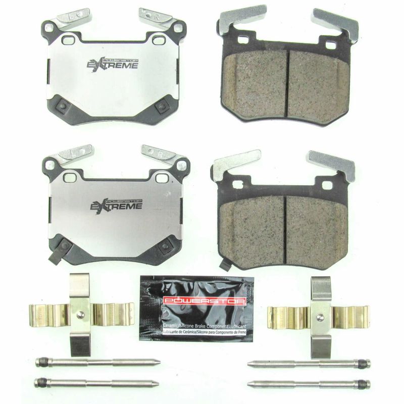 Power Stop 18-19 Kia Stinger Rear Z26 Extreme Street Pastillas de freno con hardware