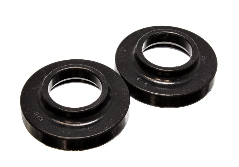 Energy Suspension 97-06 Jeep Wrangler TJ Juego de almohadillas de resorte delanteras negras