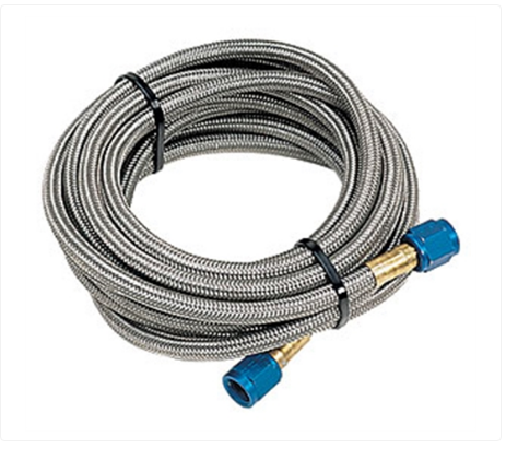 Nitrous Oxide System - NOS Stainless Steel Braided Nitrous Hose -4AN | -4AN (15295NOS)