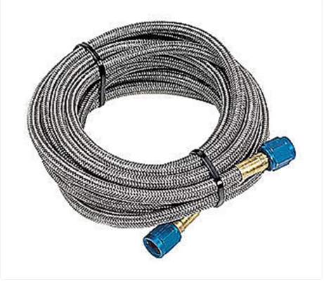 Nitrous Oxide System - NOS Stainless Steel Braided Nitrous Hose -6AN | -6AN (15430NOS)