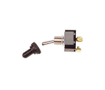 Longacre Racing - Interruptor de partida momentâneo com tampa à prova de intempéries e 2 terminais (45462)