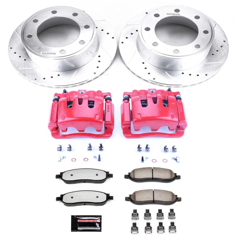 Power Stop 05-07 Ford F-250 Super Duty Rear Z36 Kit de freno de camión y remolque con pinzas