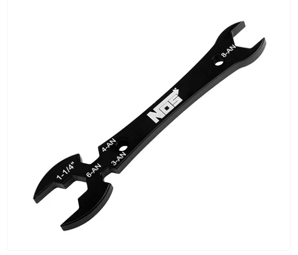 Nitrous Oxide System - NOS Bottle Nut/AN Combo Wrench 3AN, 4AN, 6AN, 8AN Lines (16132NOS)
