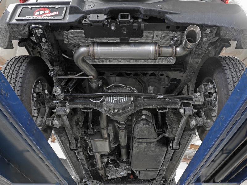 aFe Apollo GT 3in 409 SS Cat-Back Escape 2021 Ford Bronco L4-2.3L (t)/V6-2.7L (tt) com pontas polidas