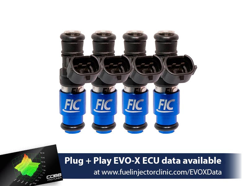 Fuel Injector Clinic - 2150cc FIC Mitsubishi Evo X Fuel Injector Clinic Conjunto de injetores (High-Z) (IS127-2150H)