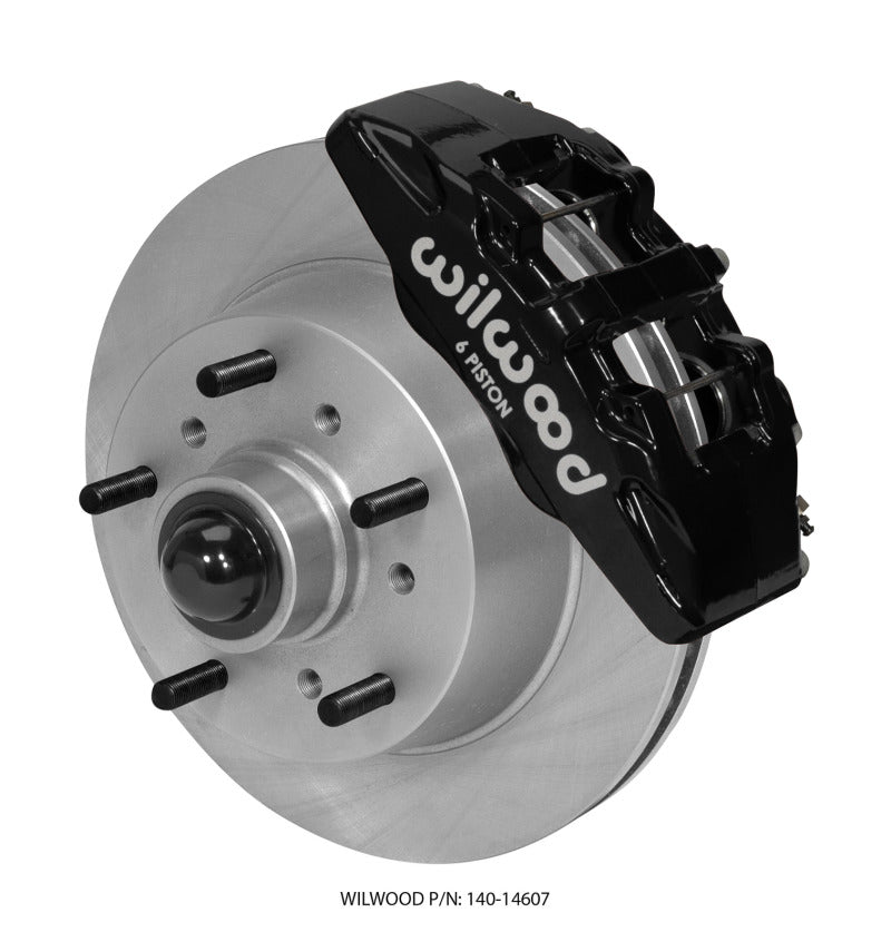 Kit dianteiro Wilwood Dynapro 6 11.75 Rotor preto 57-67 Ford F100