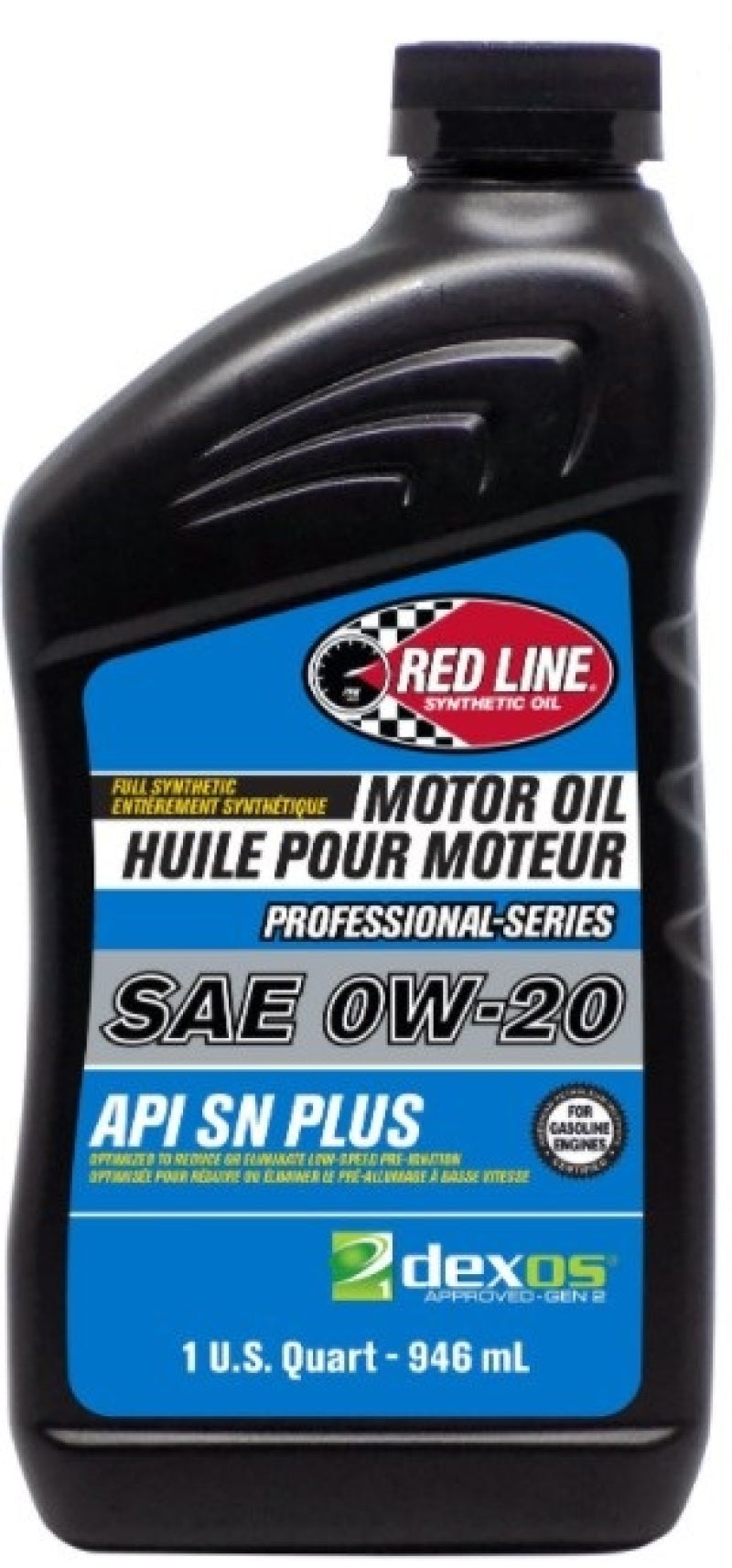 Aceite de motor Red Line Pro-Series 0W20 DEX1G2 SN+ - Cuarto de galón