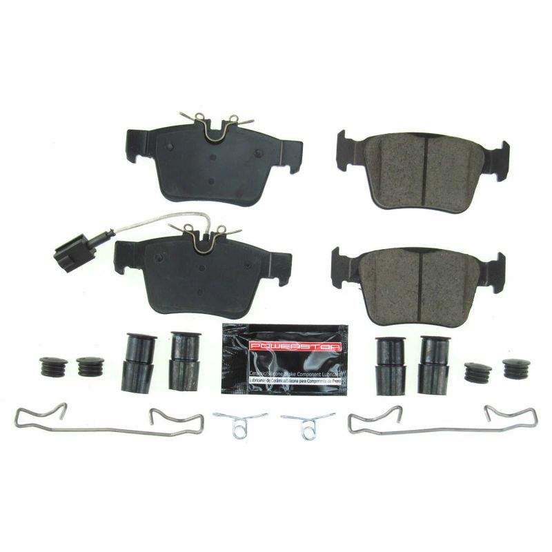 Pastilhas de freio esportivas Power Stop 17-18 Alfa Romeo Giulia traseiro Z23 Evolution com hardware