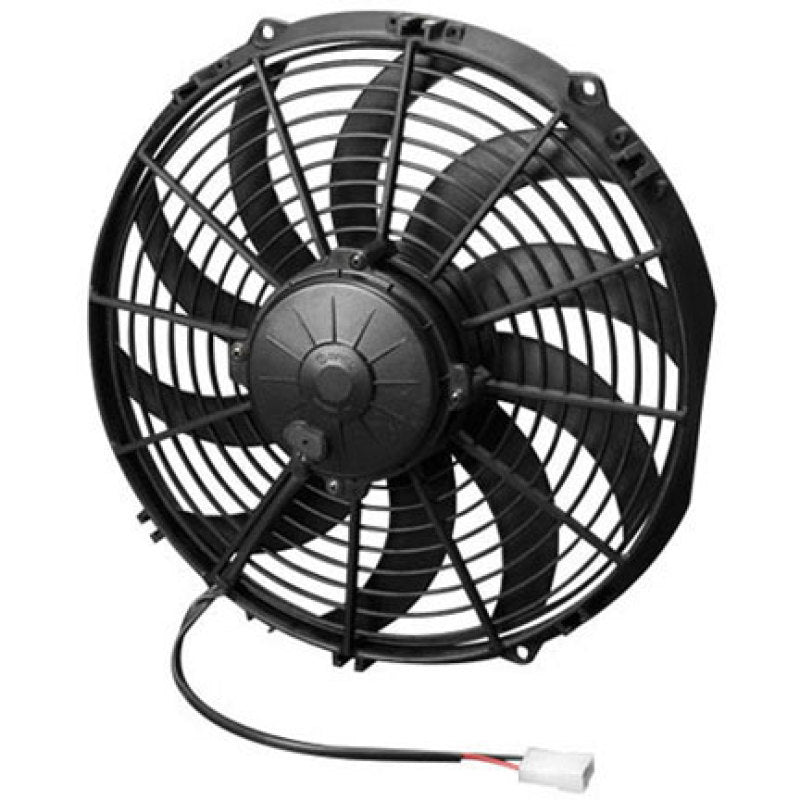 Ventilador de alto rendimiento SPAL 1451 CFM de 12 pulgadas - Tirante/curvo (VA10-AP70/LL-61A)