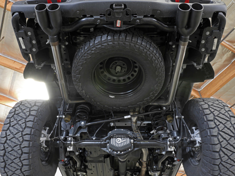 aFe Vulcan Series 3in 304SS Cat-Back 21 Jeep Gladiator V6-3.0L (td) - Ponta polida dupla