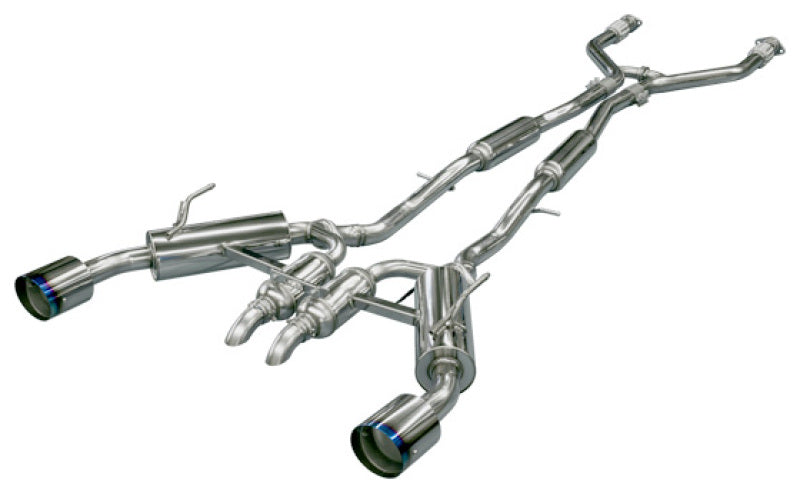 Escape HKS Infiniti Q50 Hybrid VQ37 Dual Hi-Power con punta de titanio Catback