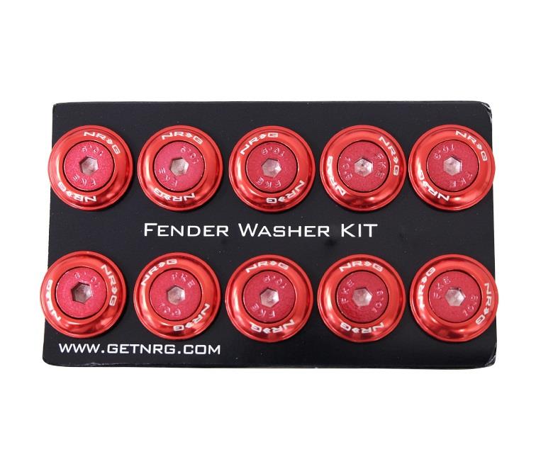 NRG - FENDER WASHER KIT; RIVETS FOR PLASTIC; COLOR MATCHED; SET OF 10