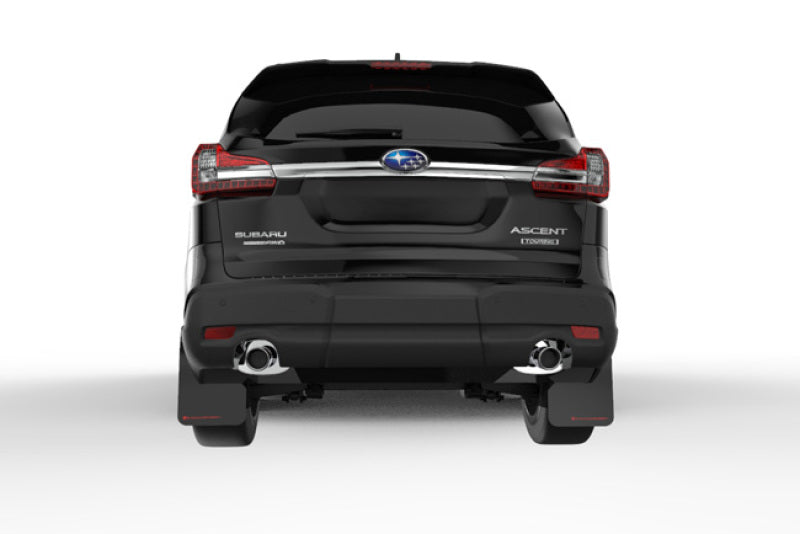 Rally Armor 18-25 Subaru Ascent Red UR Mud Flap w/Black Logo
