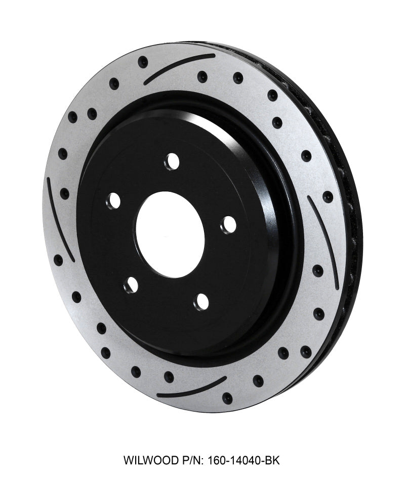 Wilwood Rotor-Rear-SRP-C5/C6 Vette-RH-BLK 12,00 x 1,03 - 5 x 4,75 pol.
