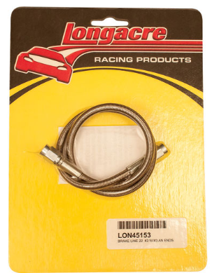 Longacre Racing - Mangueira de freio trançada - Mangueira 3AN (45153)
