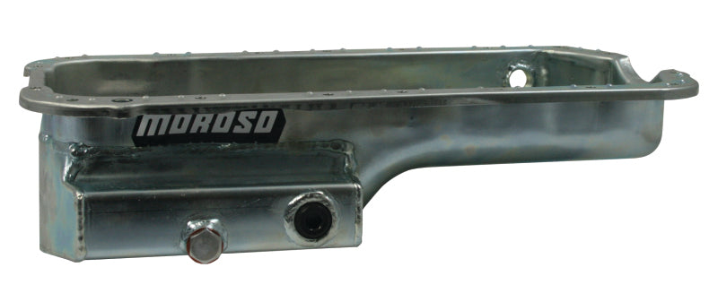 Moroso Honda 2.2/2.3LH Series Road Race Baffled Extra Capacity Steel Oil Pan