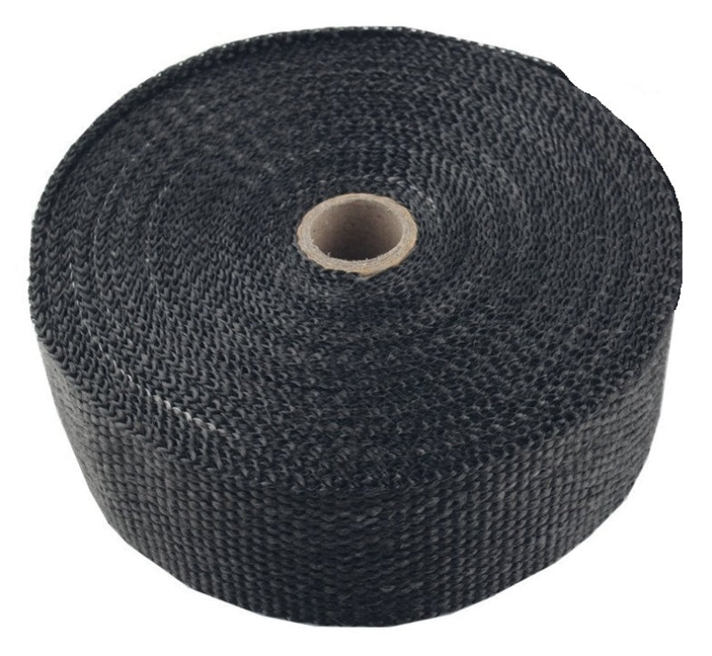 Torque Solution Fiberglass Exaustor Wrap Universal 1inx50ft - Preto