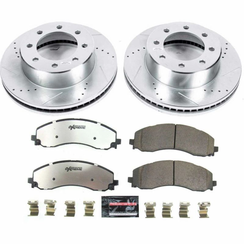 Power Stop 2019 Ram 2500 Front Z36 Truck & Kit de freno de remolque