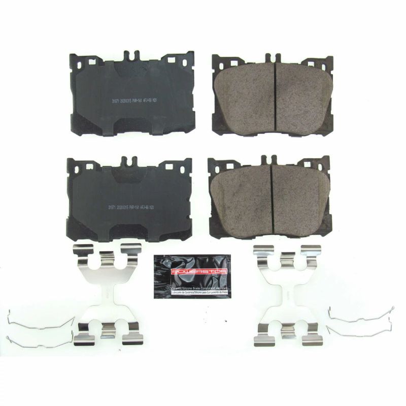 Power Stop 17-18 Mercedes-Benz C43 AMG Front Z23 Evolution Sport Pastillas de freno con hardware