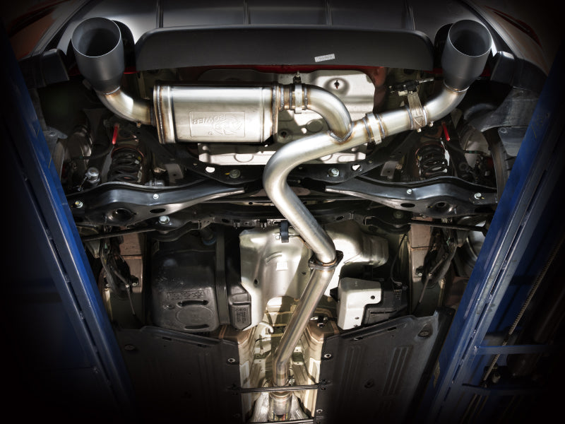 aFe 22-23 Hyundai Kona N L4 2.0L (t) Takeda 3in 304 SS Axle-Back Exhaust System w/ Polished Tips