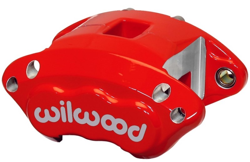 Wilwood Caliper-D154-Vermelho 1,62/1,62 pol. Pistões Disco de 1,04 pol.