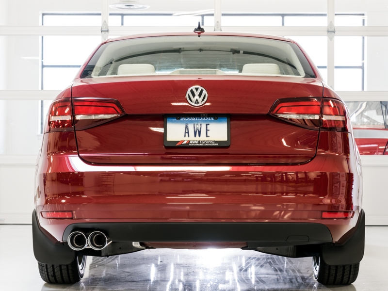 Escape AWE Tuning 09-14 Volkswagen Jetta Mk6 1.4T Touring Edition - Cromado Silver Tips