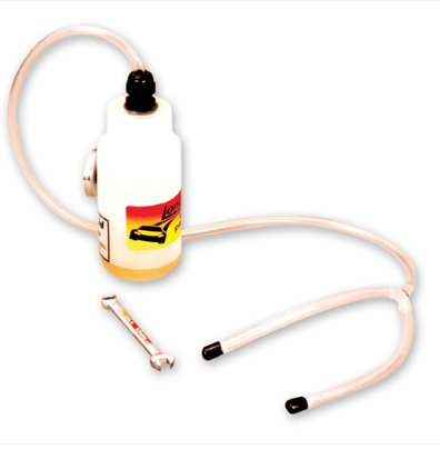 Longacre Racing - Kit de sangria de garrafa de freio inclui: 1 8 oz. Garrafa e mangueira de sangria (45202)