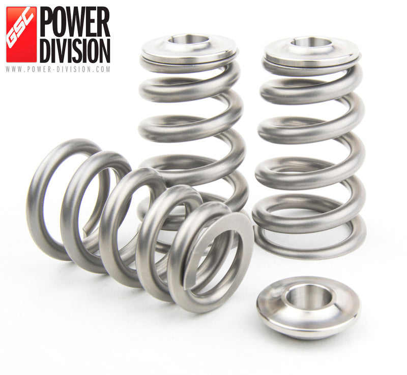 GSC PD Toyota 2JZ Resorte de válvula cónico y kit de retención de Ti