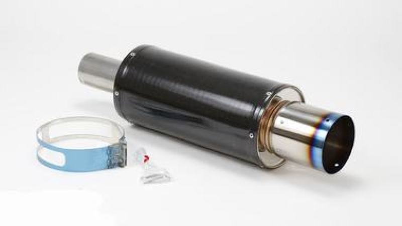 HKS Universal Carbon-Ti Cat-back Escape - Carcasa de 170 mm/75 mm de diámetro