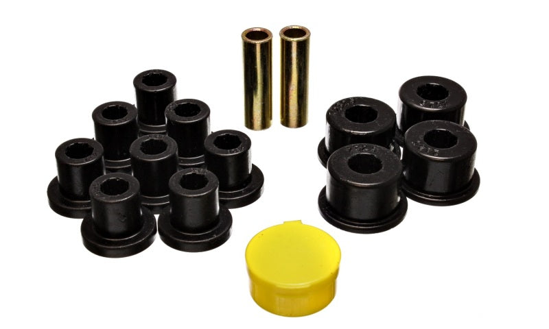 Energy Suspension 6/74-80 MG MGB Juego de bujes de ballesta trasera negra