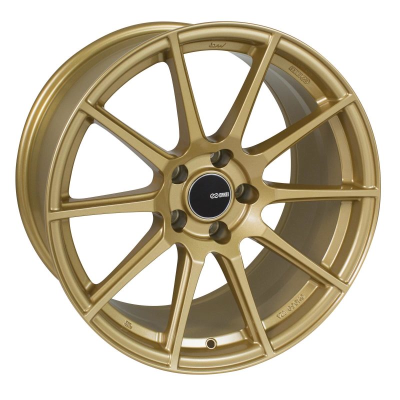 Enkei TS10 18x8.5 5x114.3 50mm Offset 72.6mm Bore Oro Rueda