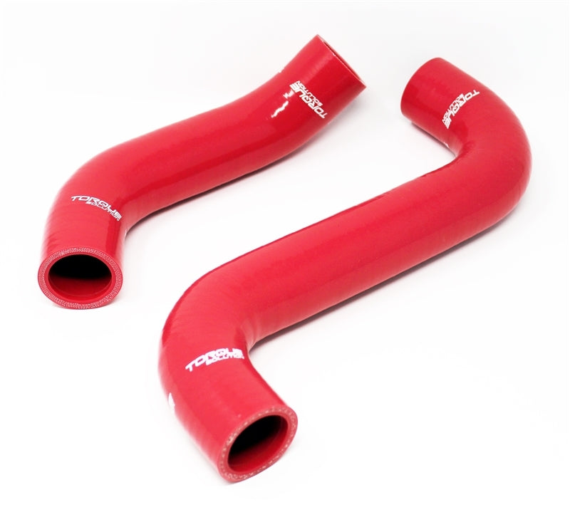 Solução de torque 02-07 Subaru WRX / 04-07 STI Kit de mangueira de radiador de silicone - vermelho
