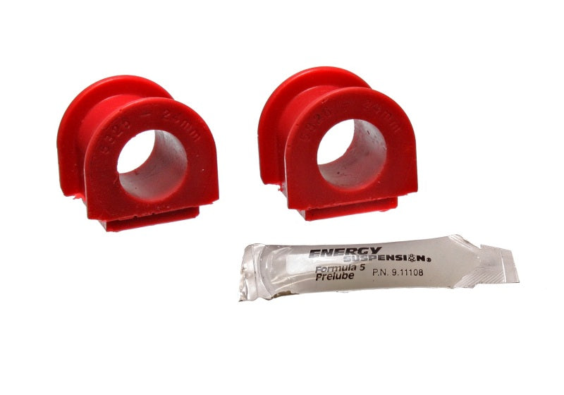 Energy Suspension 94-01 Acura Integra / 93-97 Honda Del Sol (incluido VTEC) Barra estabilizadora delantera roja de 22 mm