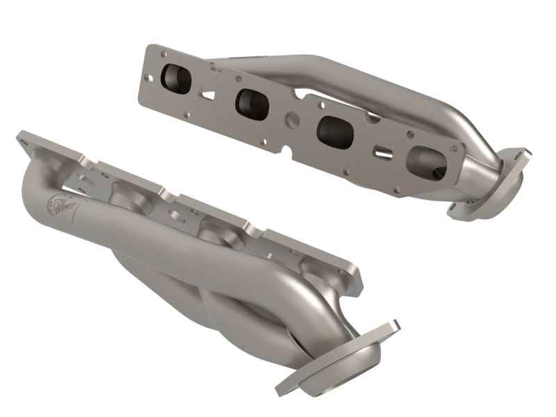 aFe Twisted Steel 11-21 Jeep Grand Cherokee (WK2) 5.7L V8 Cabeceras - Titanio (revestimiento cerámico)