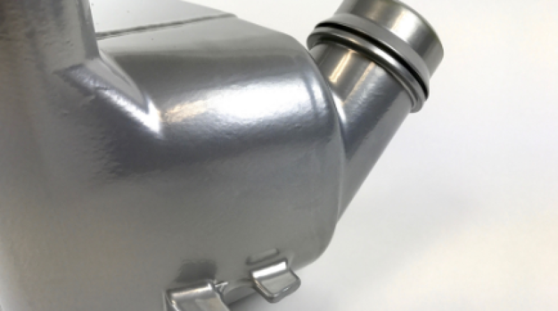CSF 15-18 BMW M2 (F30/F32/F22/F87) N55 Intercooler de placa/barra central escalonada de alto rendimiento - Plata