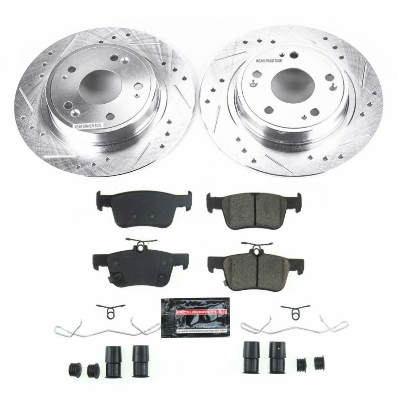 Kit Freno Power Stop 18-19 Honda Accord Trasero Z23 Evolution Sport