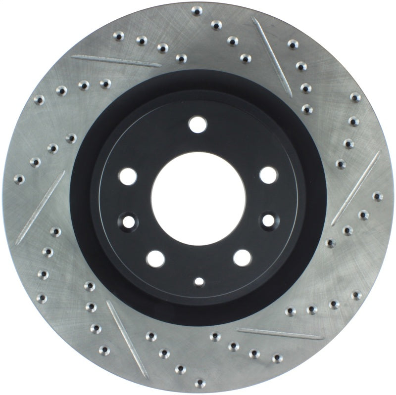 StopTech 07-09 Mazda CX-9 Left Front Slotted & Drilled Rotors
