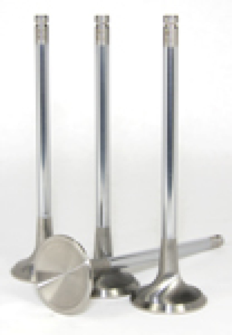 Válvula de exaustão cromada polida GSC PD 4B11T 23-8N - cabeçote de 30 mm (+1 mm) - CONJUNTO 8