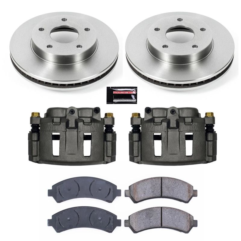 Power Stop 97-05 Chevrolet Blazer Juego de frenos delanteros especiales para automóviles con pinzas