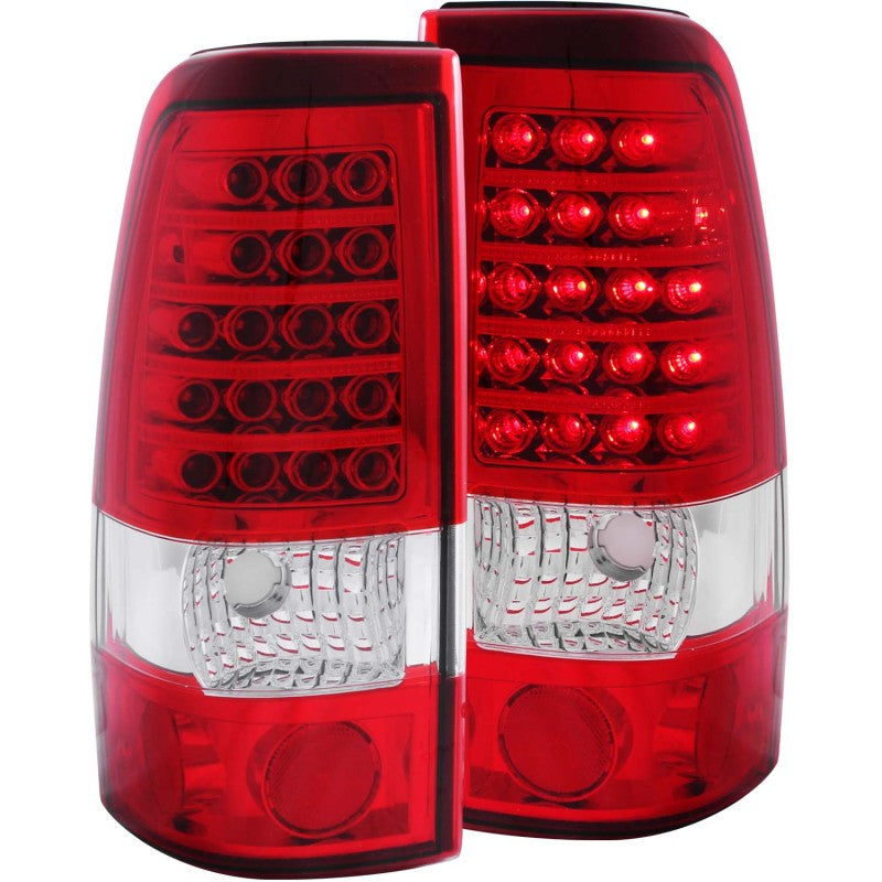 ANZO 1999-2007 Chevrolet Silverado 1500 LED luces traseras rojo/transp –  Drift HQ
