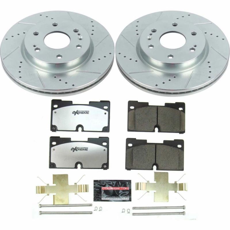 Kit de freio de reboque e caminhão dianteiro Z36 Chevrolet Silverado 1500 2019 Power Stop 2019