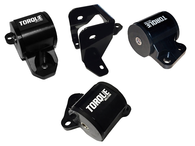 Torque Solution Billet Kit de montaje de aluminio (2 pernos): 96-00 Honda Civic EK B/D-Series
