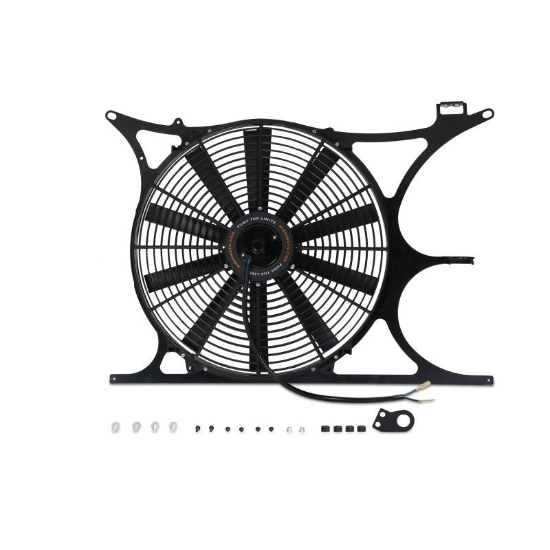 Mishimoto 92-99 BMW E36 Performance Alum. Kit de cubierta de ventilador con elec. Controlador de ventilador (NPT y sonda incl.)