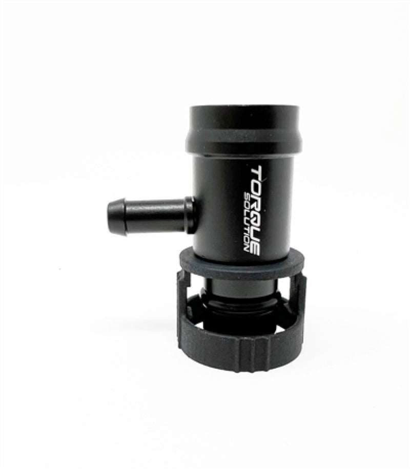 Torque Solution Billet Boost Tap - Toyota Supra A90/A91 MKV / BMW B48/B58 / G Series Chassis - Preto