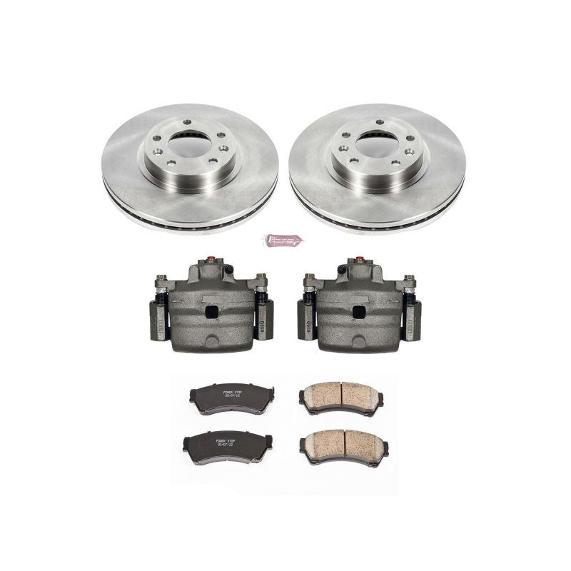 Power Stop 06-12 Ford Fusion Front Autospecialty Juego de frenos con pinzas