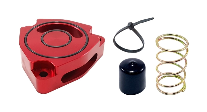 Torque Solution Blow Off BOV Sound Plate (Rojo) 11+ Hyundai Veloster Turbo
