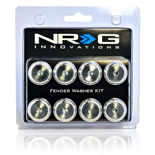NRG - FENDER WASHER KIT; RIVETS FOR PLASTIC; COLOR MATCHED; SET OF 8