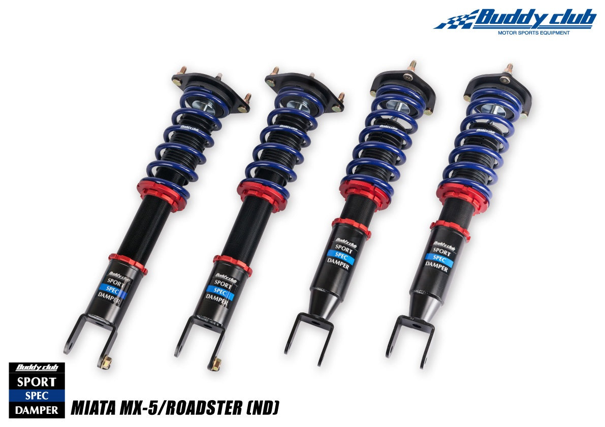 Buddy Club - Sport Spec Damper Coilovers Kit Mazda Miata ND 15+ (BC02-SSMMND)