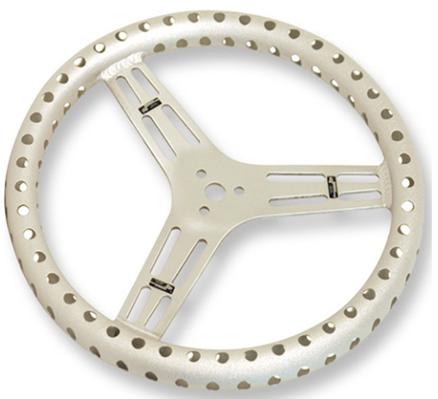 Longacre Racing - Volante de alumínio de 15" sem revestimento (56866)